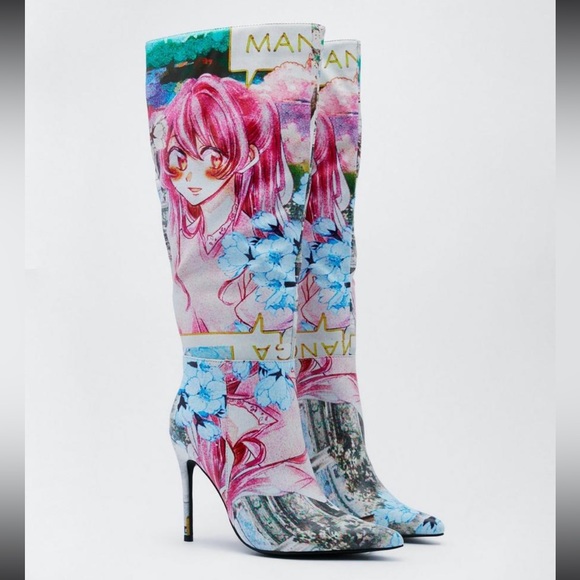 IN SEARCH OF NASTY GAL ANIME BOOTS IN SIZE 10 - Picture 1 of 1